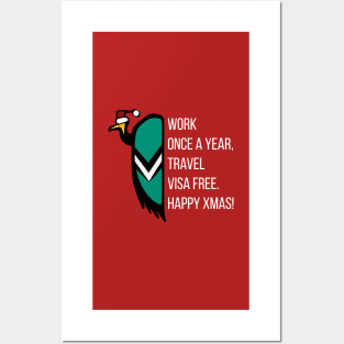 Christmas Edition: Working Once A Year - Vulture The Wise Posters and Art